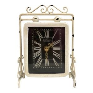 Antique Style White Metal Silk
Road Clock Company
Decorative Decor